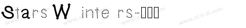 Stars Winters字体转换